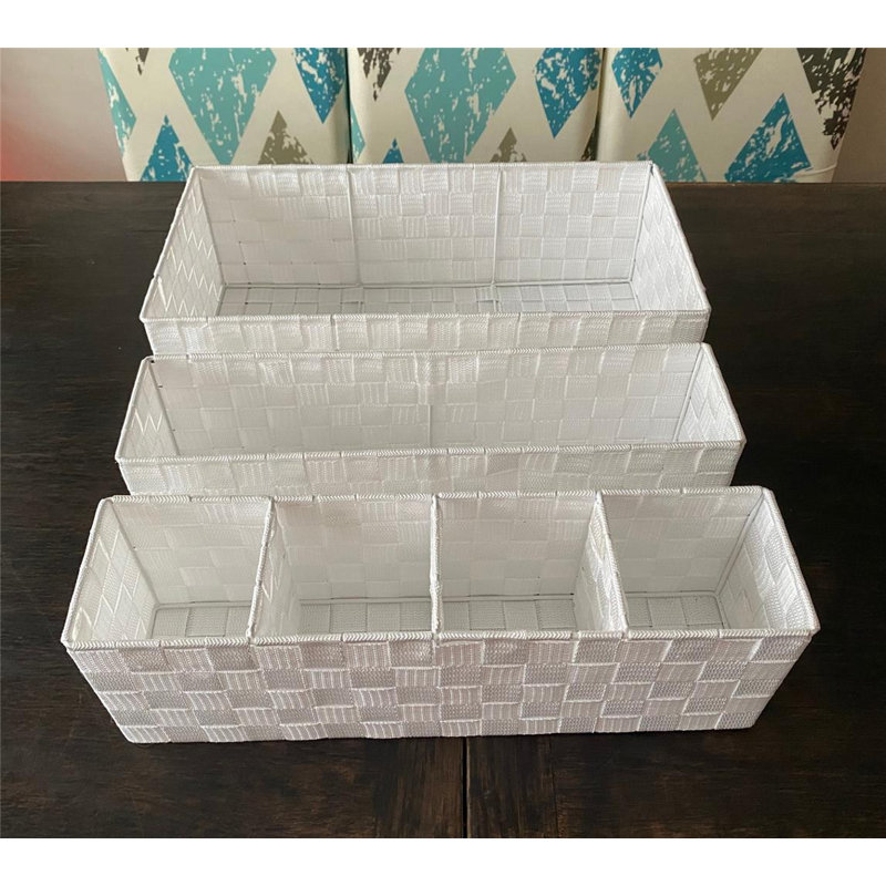 Rebrilliant Decorative Bins, White