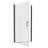 1 3/8" Adjustment,Universal Pivot Shower Door, Open Outside, With 1/4" Tempered Glass Finish 3272-119845703