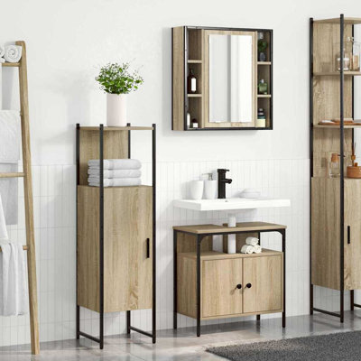 Frame Mounted Bathroom Cabinet