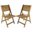 Chaise de terrasse pliante en acacia Canale