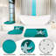 Ensemble de 3 tapis de salle de bain Teal