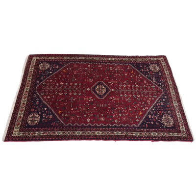 Pragna Oriental Area Rug in Red