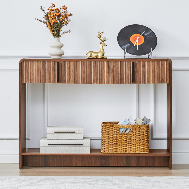 Console cannelée 43,3 po