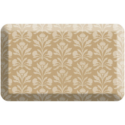 Tapis de cuisine Designer Comfort Anti-Fatigue - Suzanna Botanical Wheat
