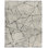 Ravine Hand Knotted Wool Geometric Area Rug in Black/Beige