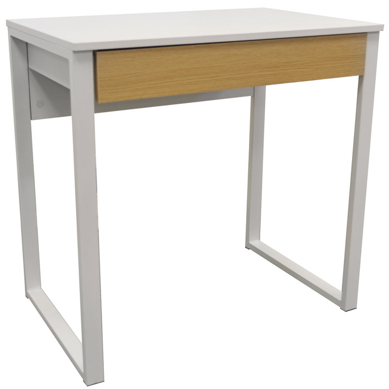 Mesa 75cm W Rectangle Writing Desk, Matte White