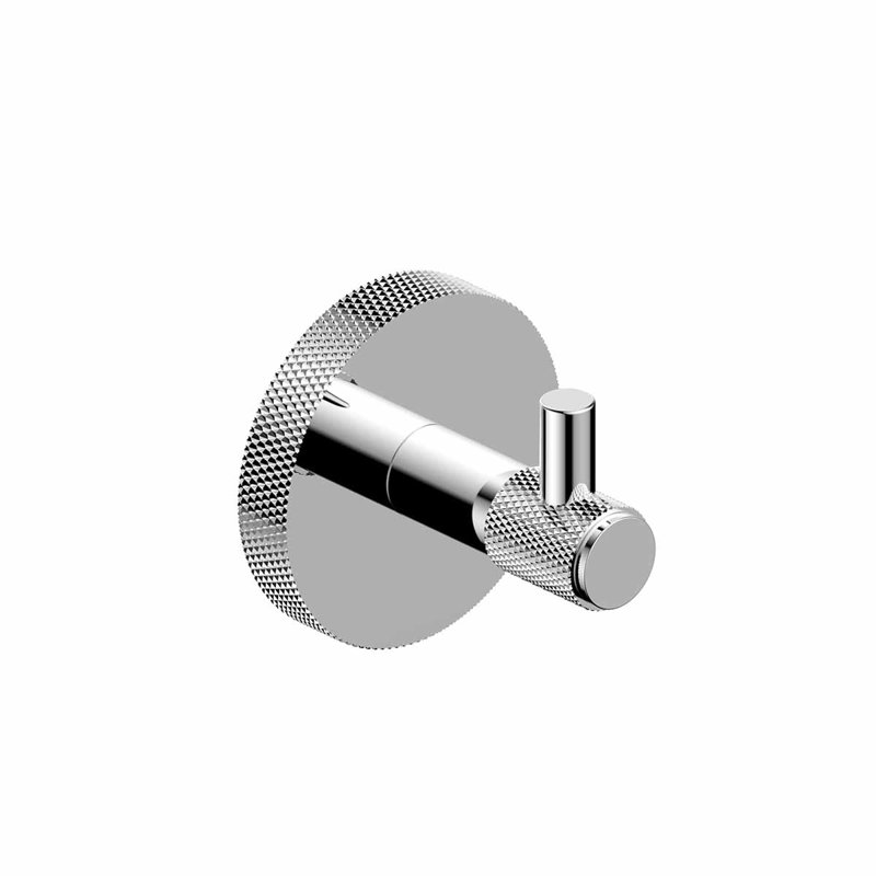 Klass Wall Mounted Towel Hook, Polished Chrome