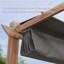 Mauve pergola rétractable d'extérieur 10 pi x 10 pi avec abat-jour auvent en métal pour abri de jardin Pavillon de véranda en bois-80695627