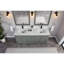 72" Solid Wood Sink Vanity  With 1' Artificial Stone Top-587106566