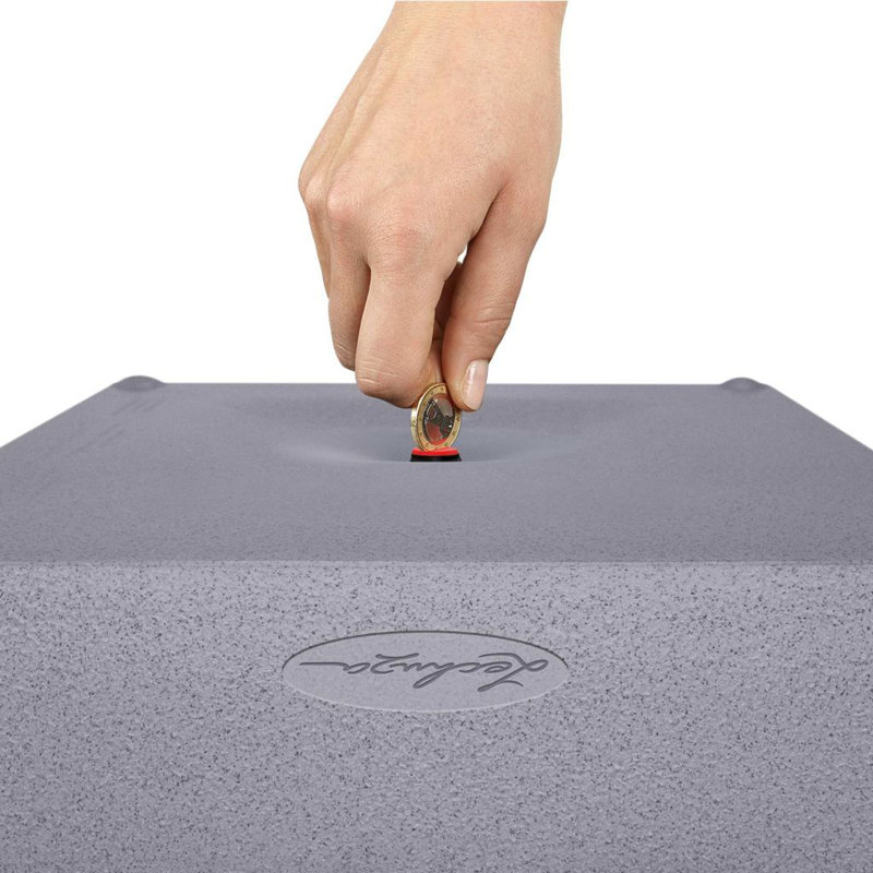 Lechuza Planter Canto Color Square 40 All-In-One, Grey