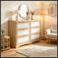 Commodes décoratives avec 6 tiroirs