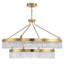 Landon 2-Light LED Hubbs in Warm Brass