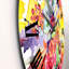 Vibrant Wild Spring Leaves and Wildflowers - Horloge murale moderne-60187796