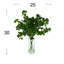 Nature's Elegance Faux Boxwood Plant in Glass Vase