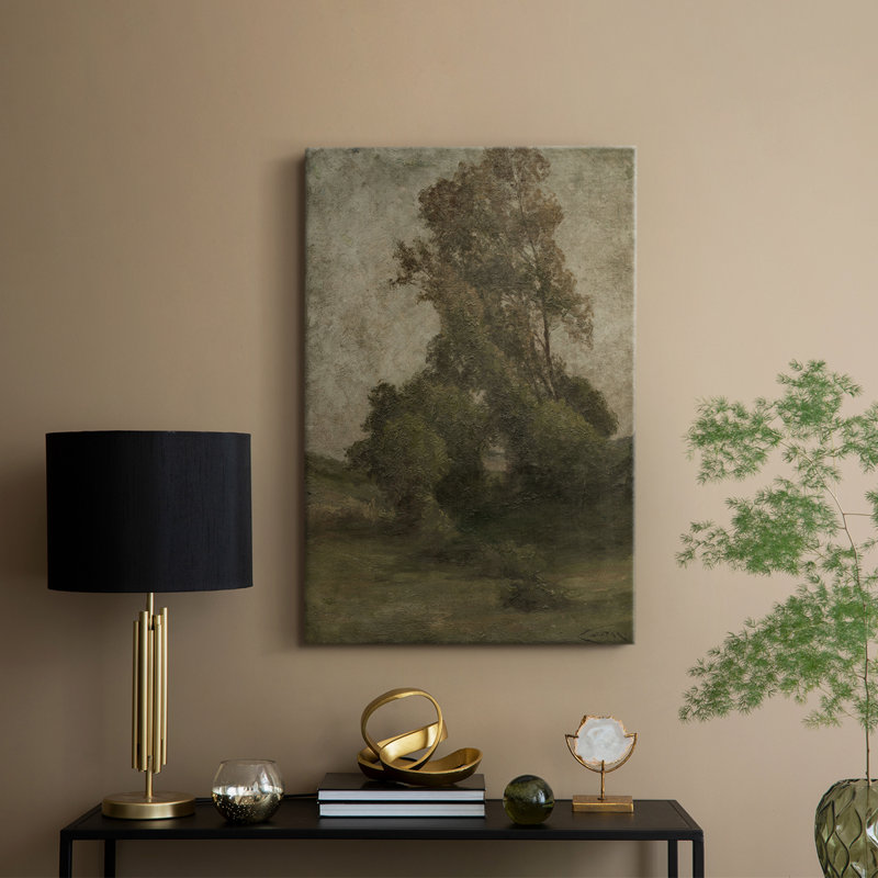 Paysage rétro CLxxiv - galerie Cavas enveloppé, H 18 po x l 12 po