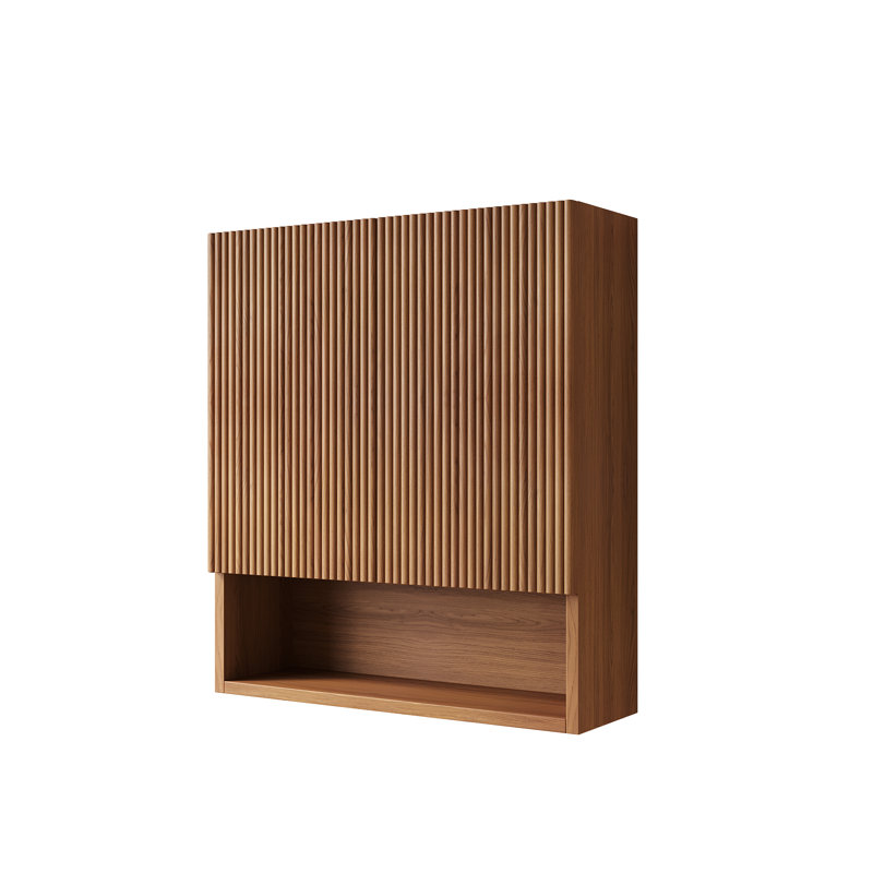 Armoire de salle de bain murale TOIB de 26 po avec portes et compartiment de rangement ouvert TOIB