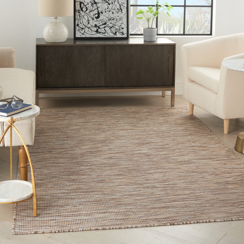 Solid Colour Indoor / Outdoor Area Rug, Rectangle 122 x 183cm