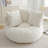 Large Padding Bean Bag With 3 Pillows & Stripes, Corduroy Fabric Chair with Filler, 5 Colors, Stuffed Accent Sofa Lounge Floor Sofa for Gaming, Reading-1453353095