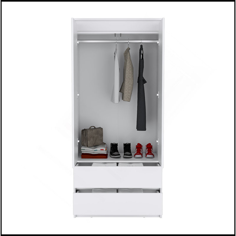 Armoire ferme, chambre à coucher, blanc, Blanc