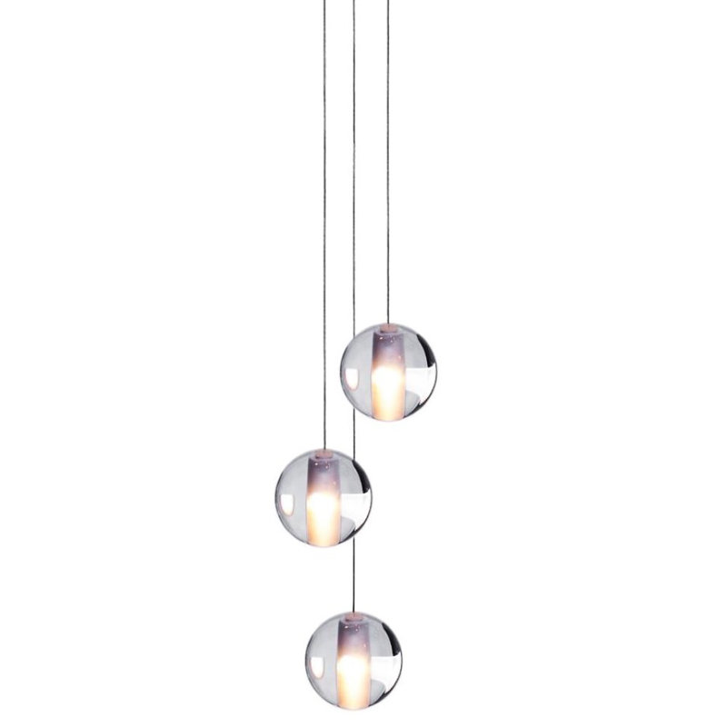 3 - Light Cluster Pendant, White