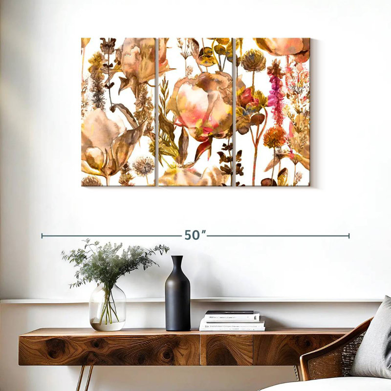 Harnek Artistic Peonies, 24" H x 38" W