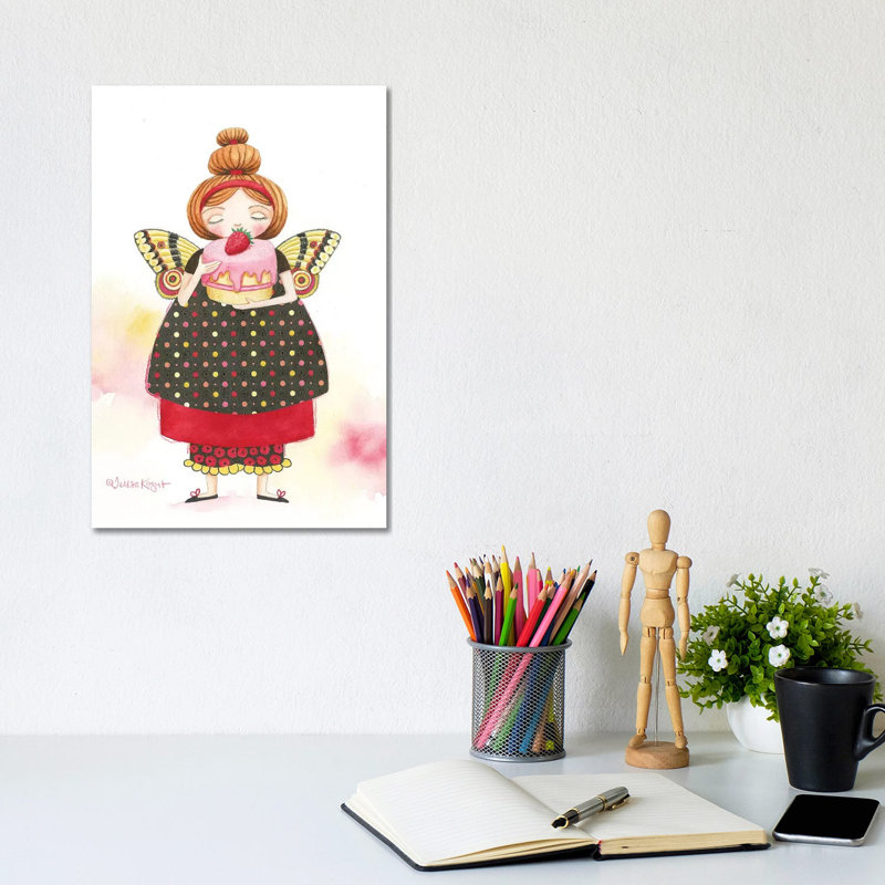 Cake Fairy by Teresa Kogut - Painting on Canvas, Wrapped Canvas, 66.04cm H x 45.72cm W x 1.91cm D
