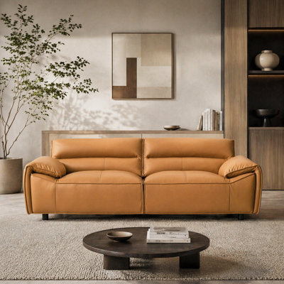 Hudson Orange Upholstered Sofa