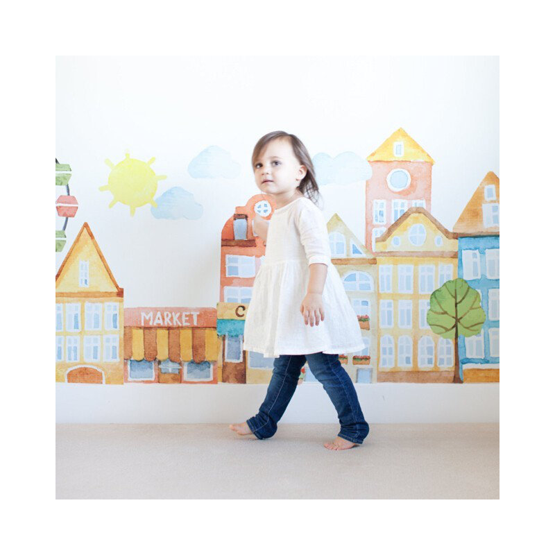 Scenic & Cityscapes Non-Wall Damaging Wall Decal