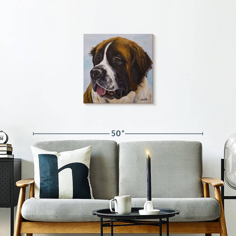 Crowle Saint Bernard, 20" H x 20" W