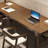 Walnut Rectangular Solid Wood desk-109518508