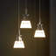 Luminaire suspendu conique à 3 lumières Bhondave