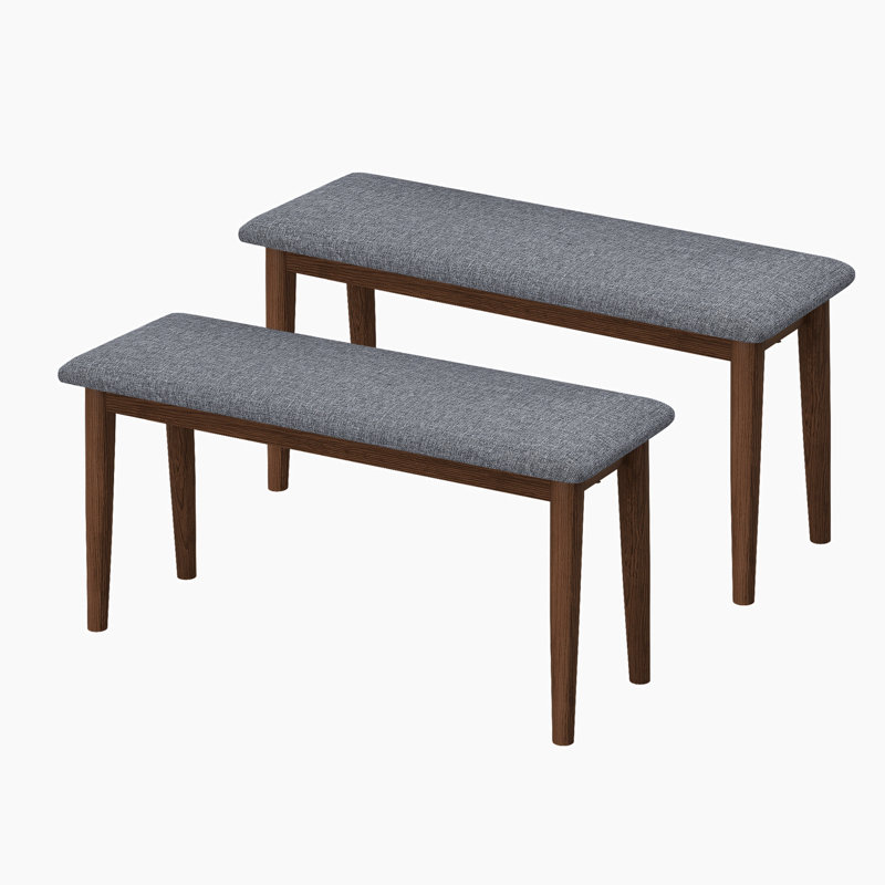 Banc en bois massif Jessenya