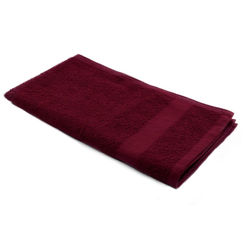 Ensemble de serviettes 12 pièces GS Bleach Proof Salon, Bourgogne