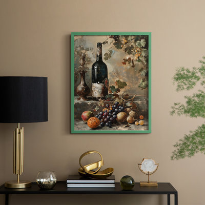 Impression encadrée FLORAL Series DCC XXVII - bois massif