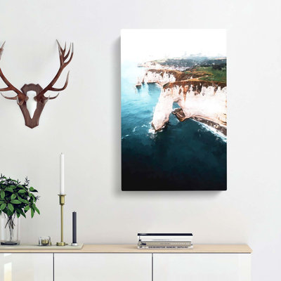 Etretat In France - Wrapped Canvas Print