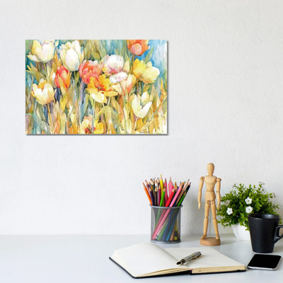 Tulip Team 1 Piece Wrapped Canvas Painting