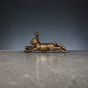 Antique Bronze Hare Knob