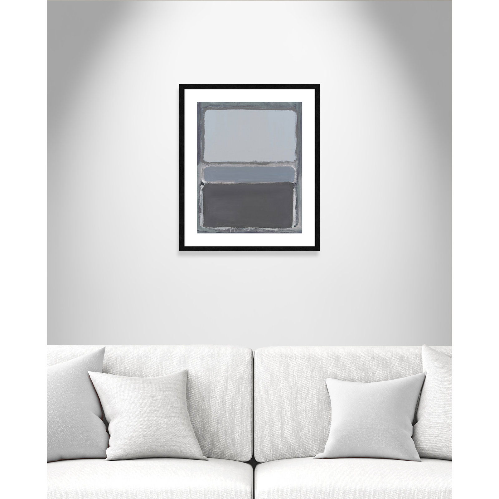 Cade "Morning Dew 2" Print by Filippo Ioco, 25.5" H x 21.5" W x 0.75" D, Black Wood Framed Paper