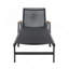 Ensemble de 2 chaises longues à structure en aluminium résistantes à la rouille avec siège en filet et accoudoirs-417105891