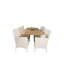 Navya 8 - Person Patio Dining Set with Extendable Rectangular Table , Cushions Included