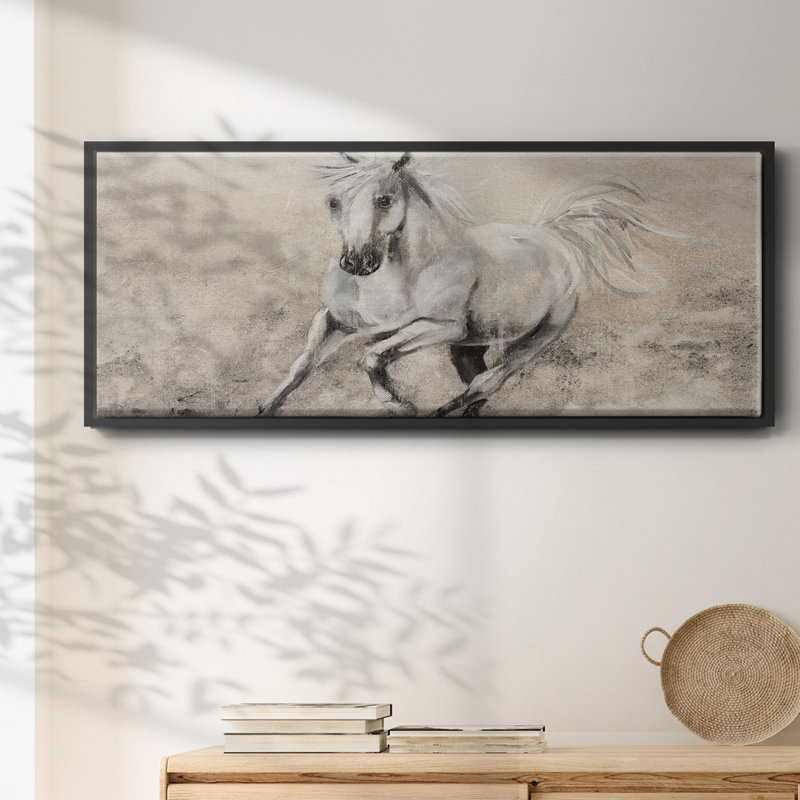 Majestic Stallion II - toile encadrée, H 24 po x l 60 po