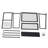 16 Tier Ribbon Display Organizer With Wheels