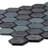 Eterna Hexx 2" x 2" Glass Mosaic Floor and Wall Tile-98413721