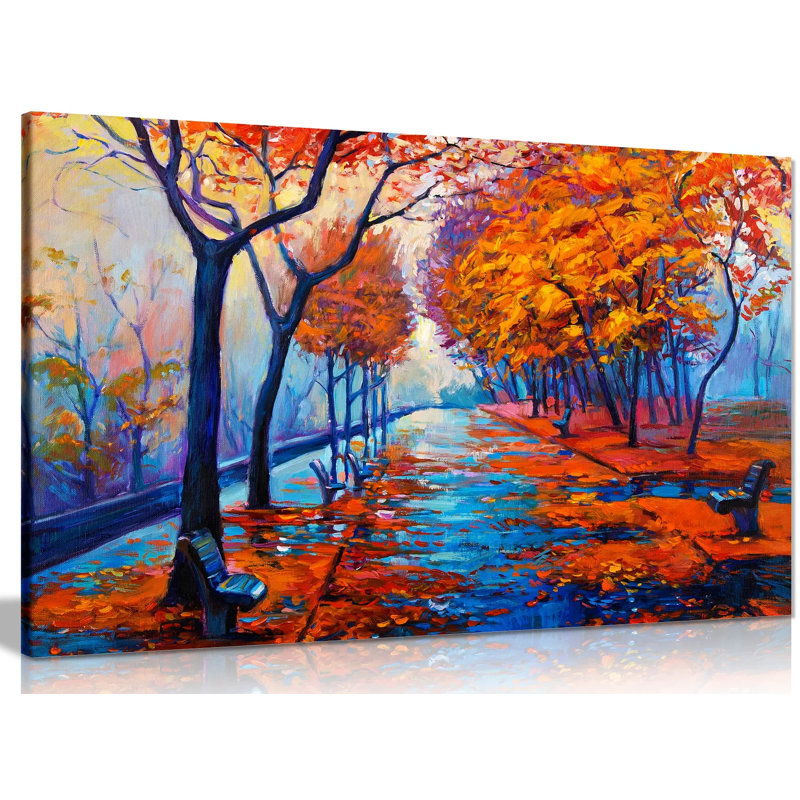 Wrapped Canvas Painting, 61cm H x 91cm W
