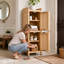 Bamboo Freestanding Linen Cabinet