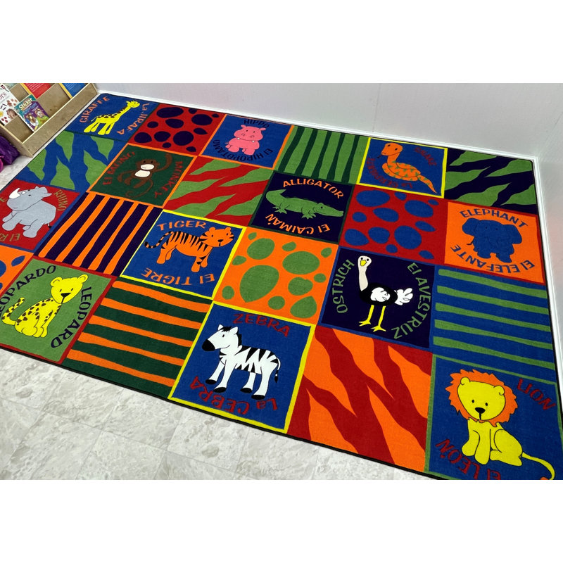 Tapis bicolore, Rectangle 4 pi x 6 pi