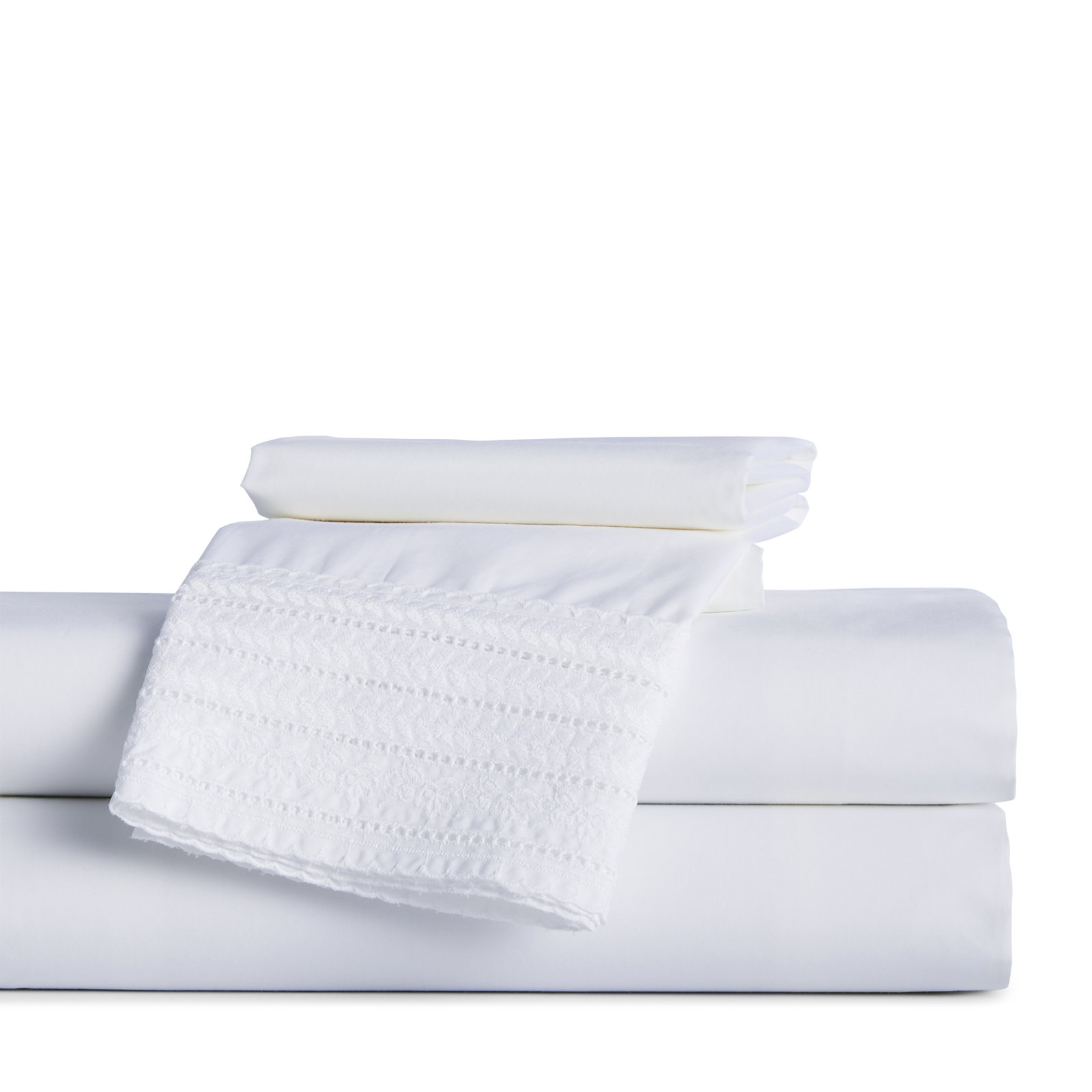 Baya Cotton Sheet Set, Twin Fitted Sheet with 1 Pillowcase