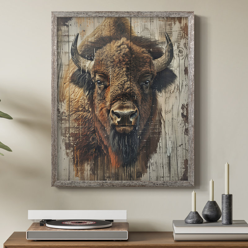 ANIMALS Series CDXCI, reproduction encadrée - bois massif