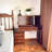 35.43"Retro brown hawthorn wood folding and integrating dressing table