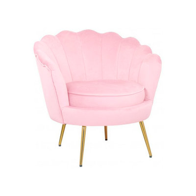 Yumin Velvet Barrel Chair